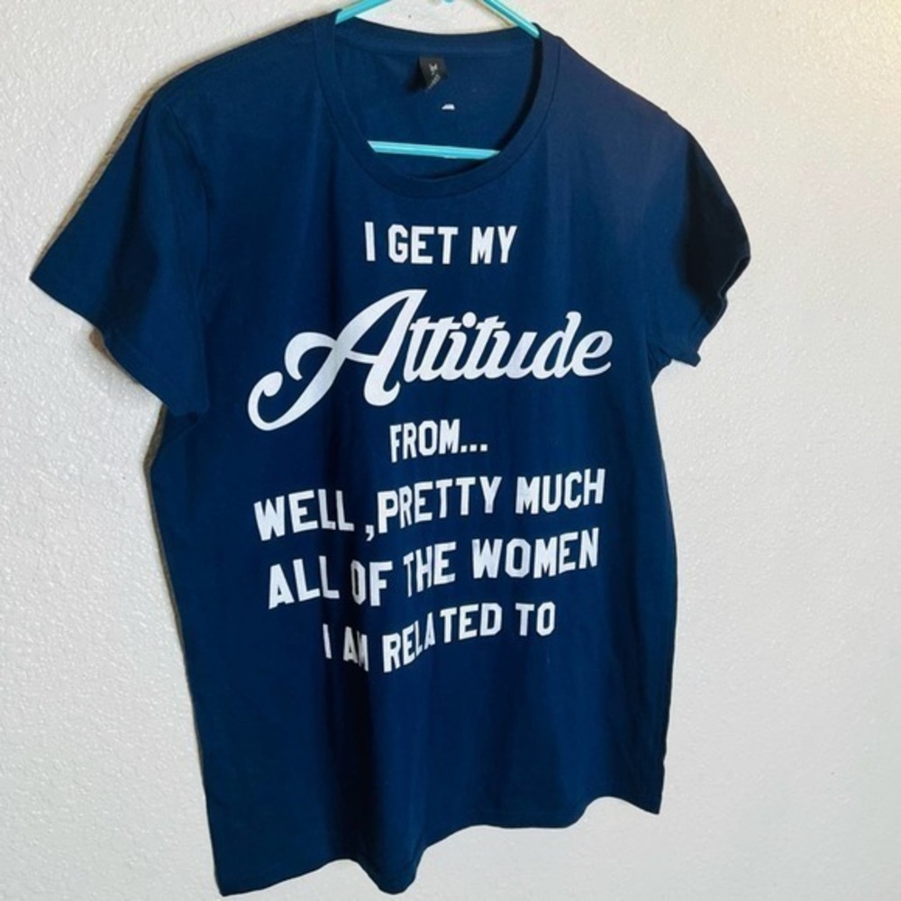 Anvil crew funny graphic women attitude T shirt top L